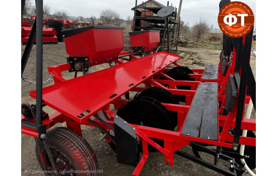 Картофелесажалка КФСК-4БК, барабанная 4-х рядная под капельную ленту