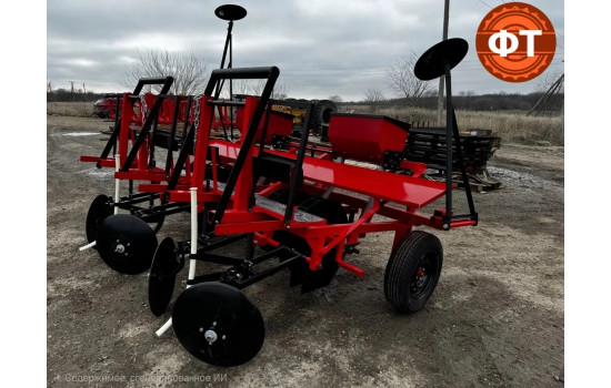 Картофелесажалка КФСК-4БК, барабанная 4-х рядная под капельную ленту