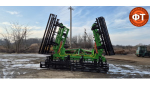 Культиватор раскладной КПС 8 на S -стойке с штригелем и катками